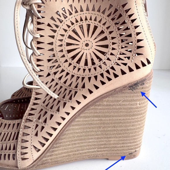 Jeffrey Campbell Rodillo 4" Wedge Sandals Size 8.5 NWOT - Picture 9 of 12